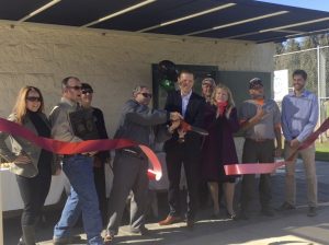 Polo Grounds Restroom Ribbon Cutting