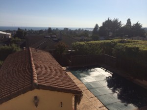 7429 Mesa Drive - View of Guest House and Pool