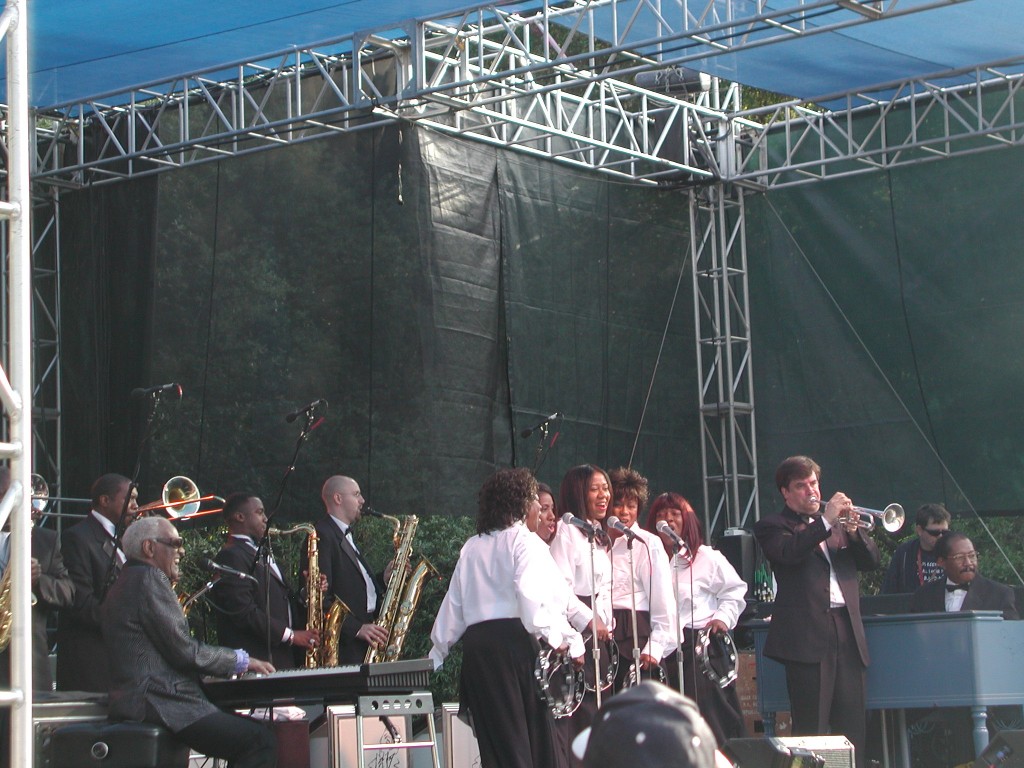 Ray Charles, Santa Cruz Blues Festival 2003